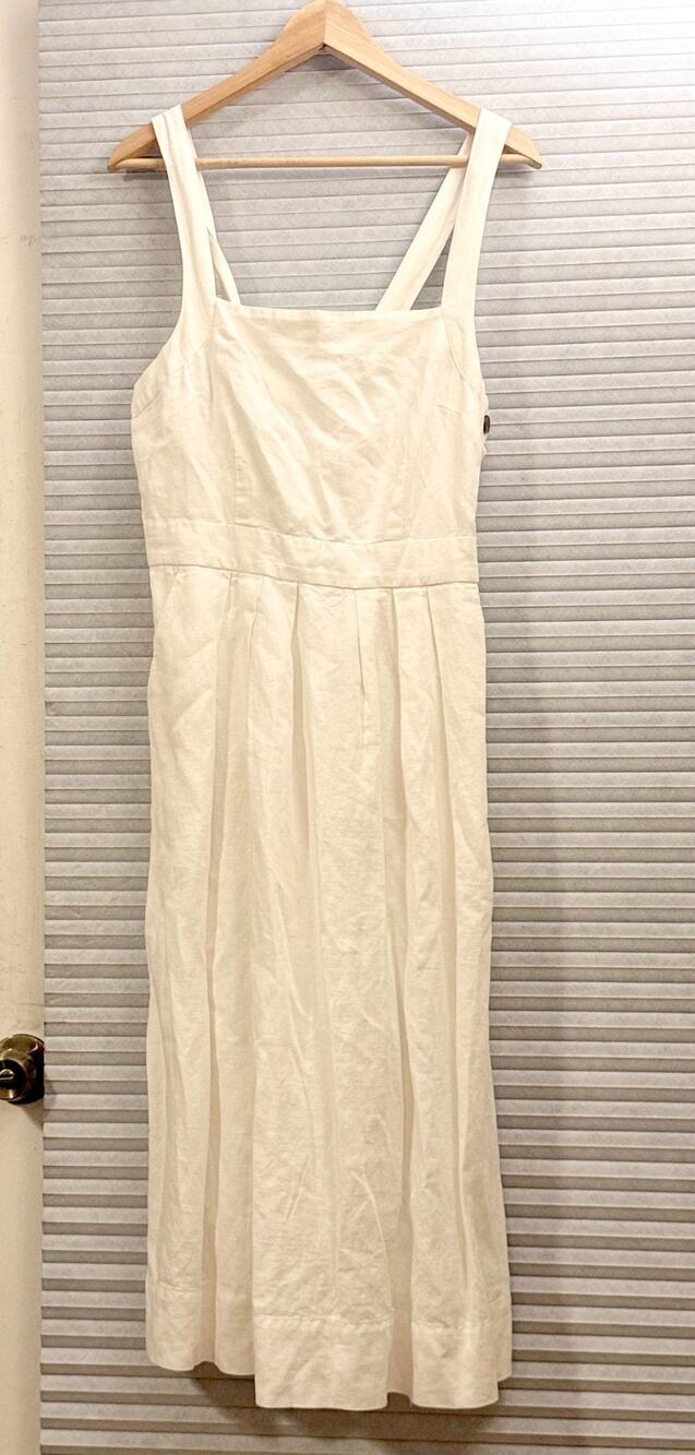 NWT Gap Linen Apron Dress Size 8